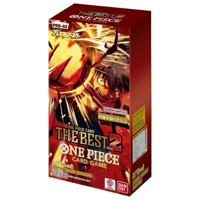 PRB-02 ONE PIECE CARD THE BEST vol.2 Booster Box Japanese ONE PIECE CARD