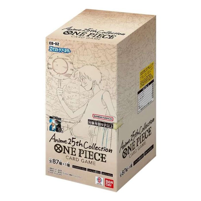 EB-02 Anime 25th collection Sealed Case (12 boxes) Japanese ONE PIECE CARD
