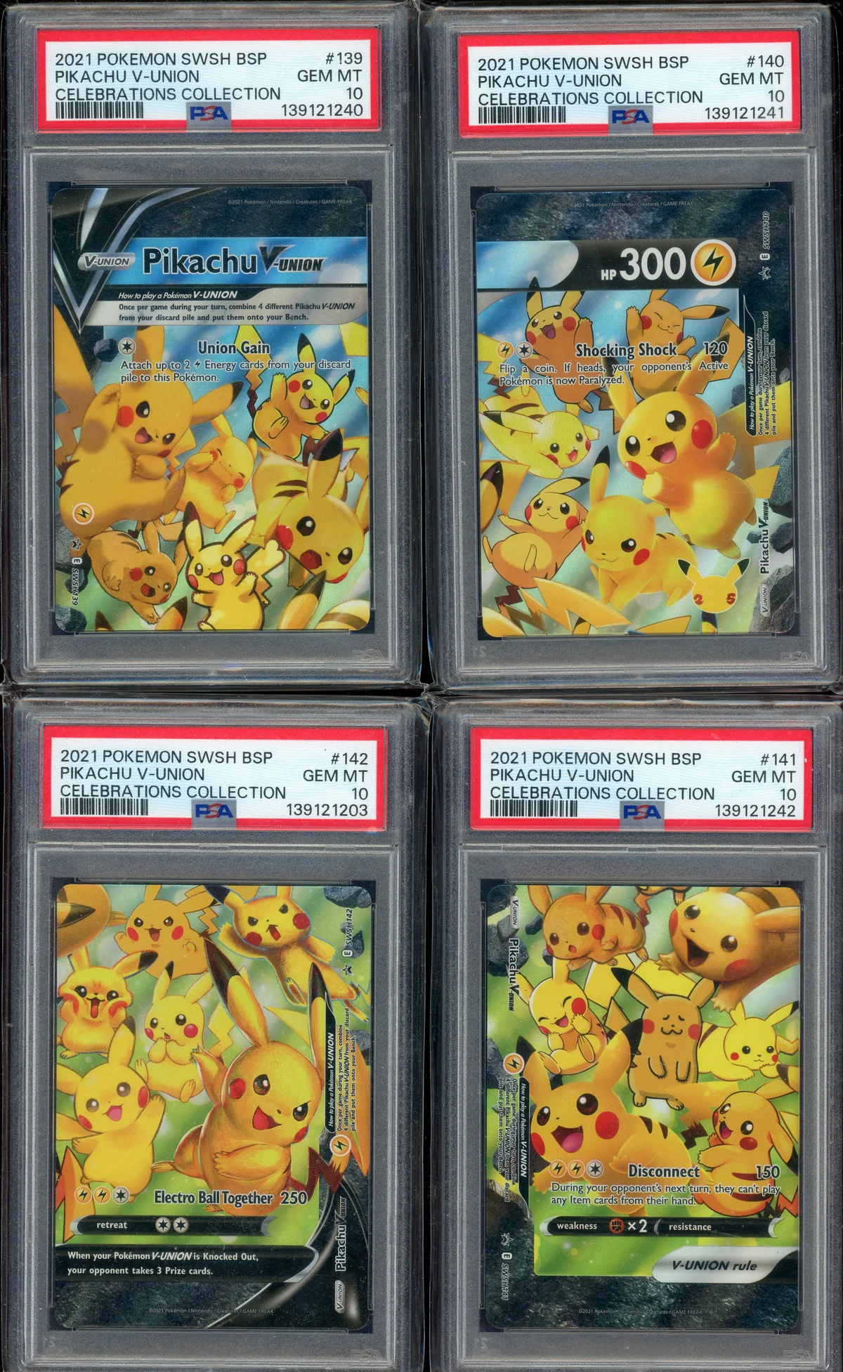 IMG_7510 PSA 10 Pikachu V-UNION Celebrations Collection - Image 1