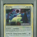 PSA 7 Snorlax Holo Call of Legends Prerelease Staff