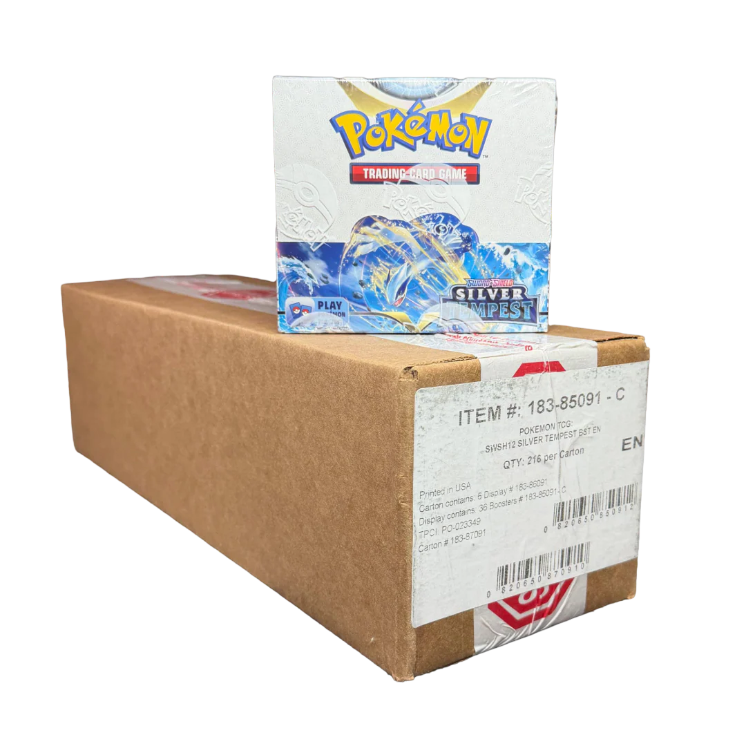 IMG_7705 Pokemon Sword & Shield Silver Tempest Booster Box Case - Image 1